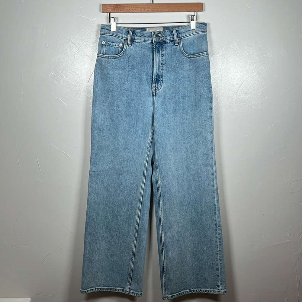 Everlane The Way High Wide Leg Flare Jeans Size 28R